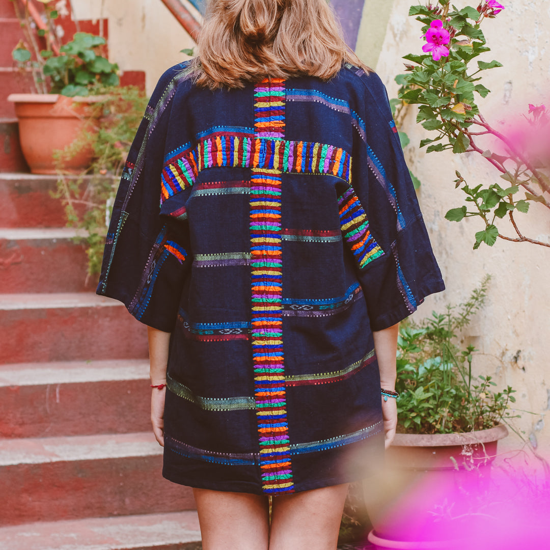 Kimono - Rayas multicolores