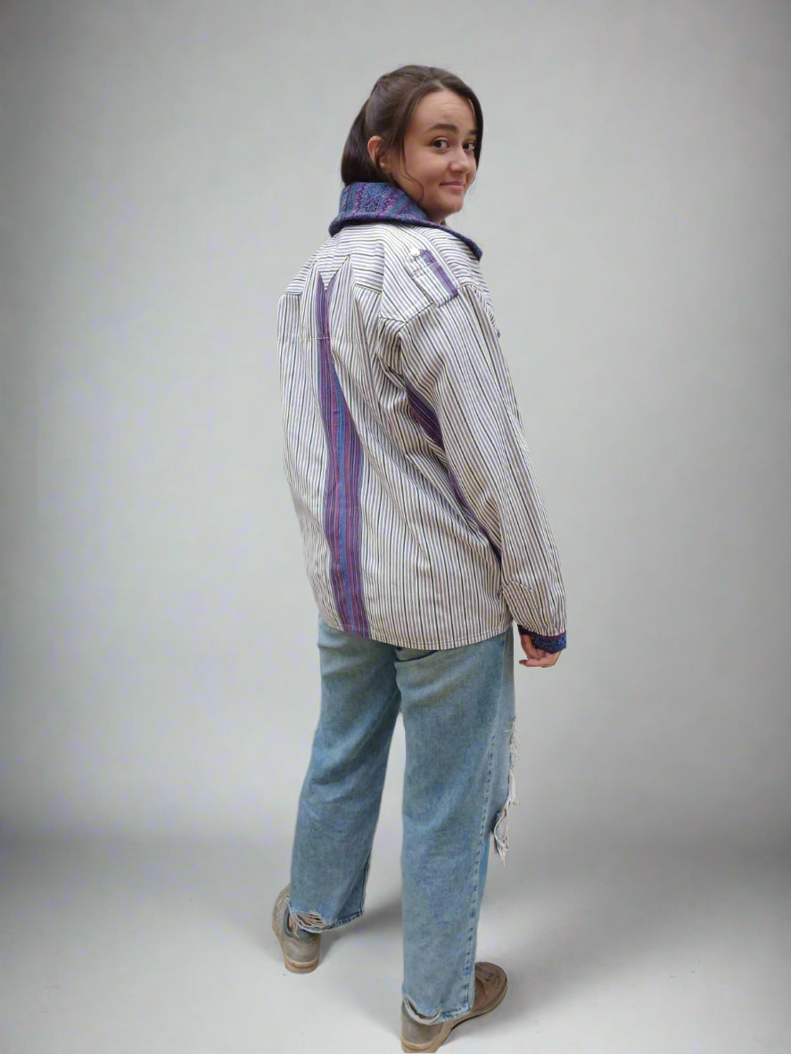 Handwoven Mayan Jacket | Ethical Artisan Outerwear for Conscious Living