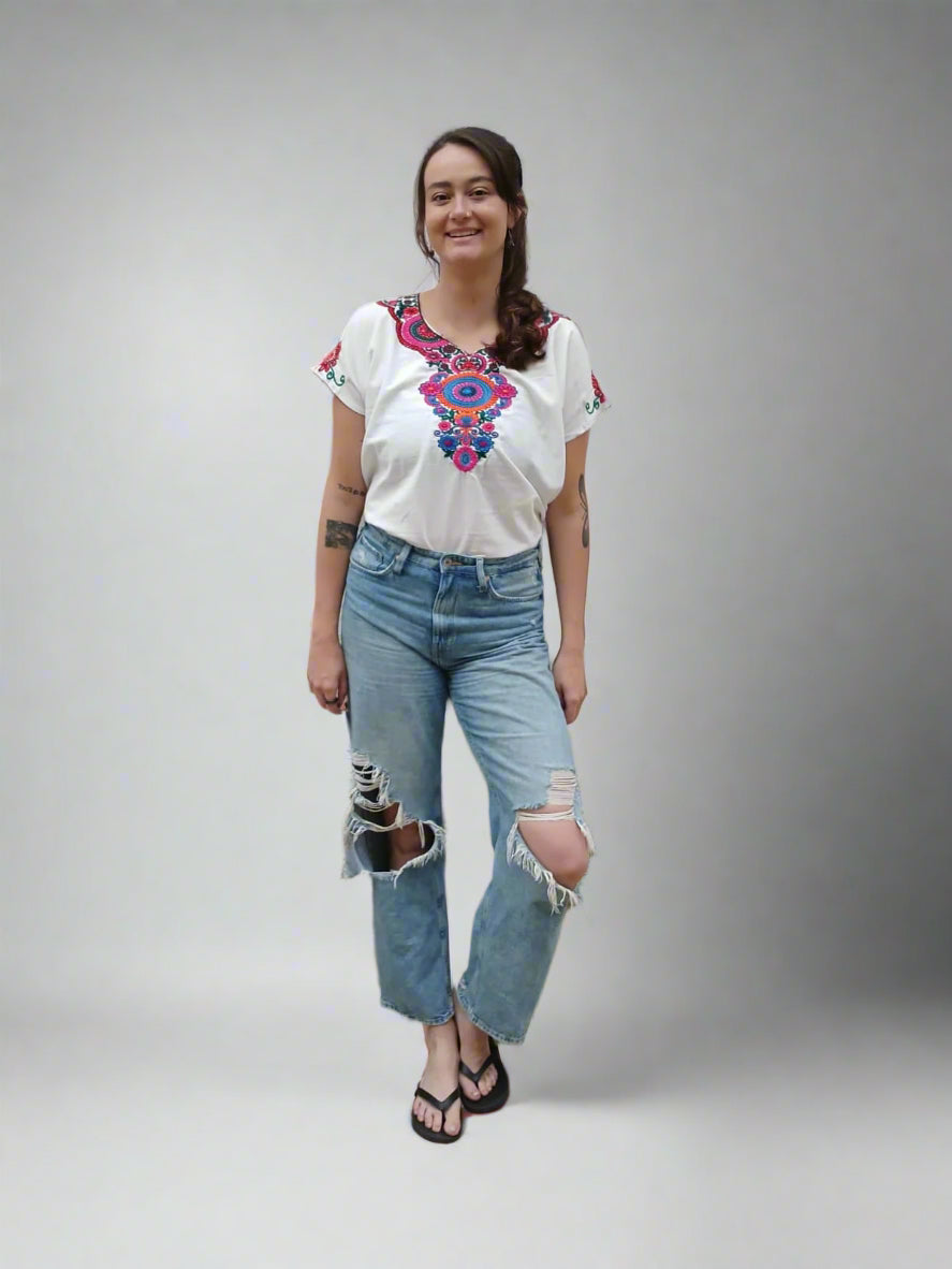 Embroidered Mayan Blouses