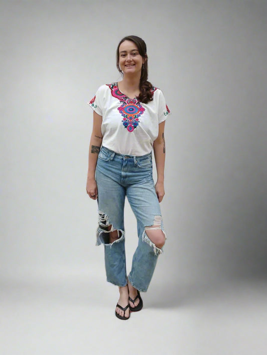 Embroidered Mayan Blouses