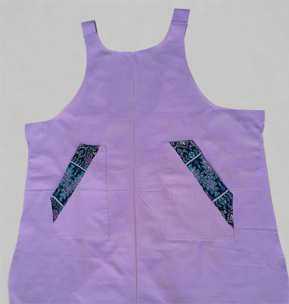 Apron with Recycled Mayan Jaspe Textile
