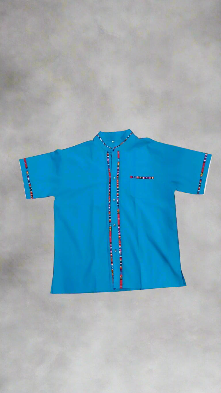 Men’s Shirt - Mandarin Collar