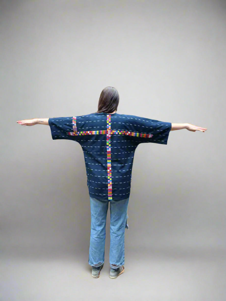 Kimono - White Stripes