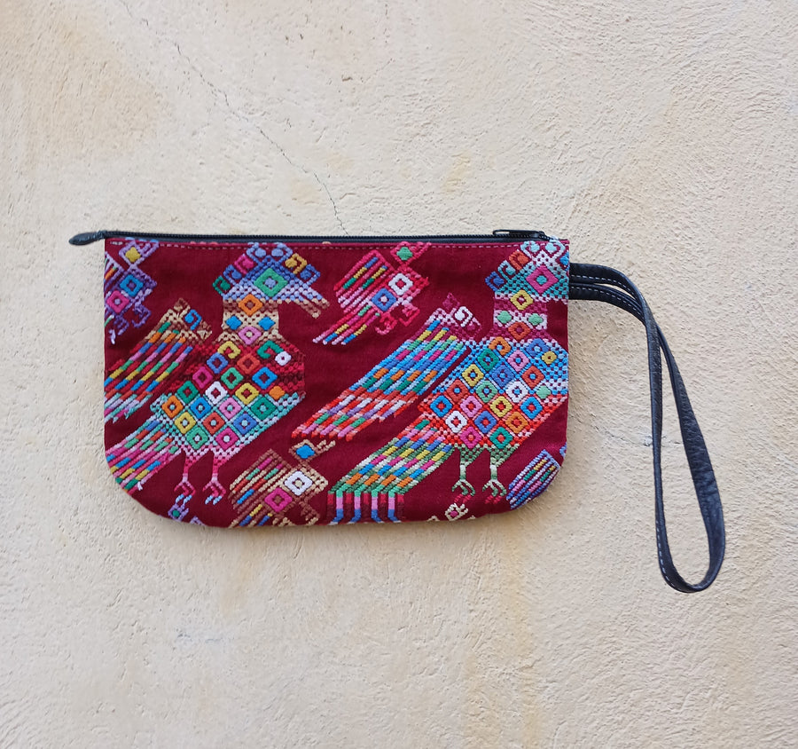 Leather and handwoven Pouch – A Fusion of Tradition & Modern Elegance