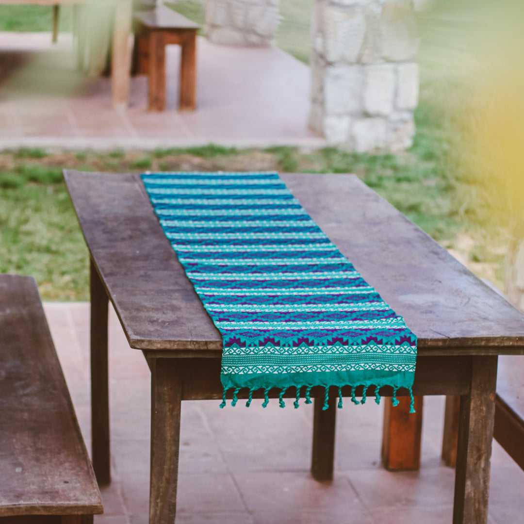 Handwoven Table Runner - Diamond