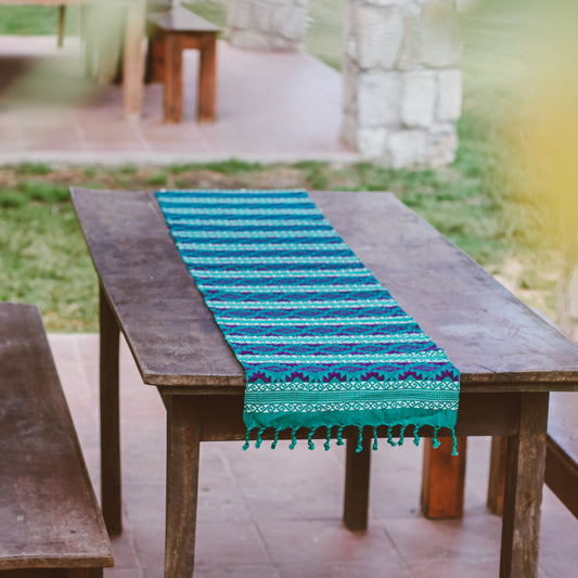 Handwoven Table Runner - Diamond