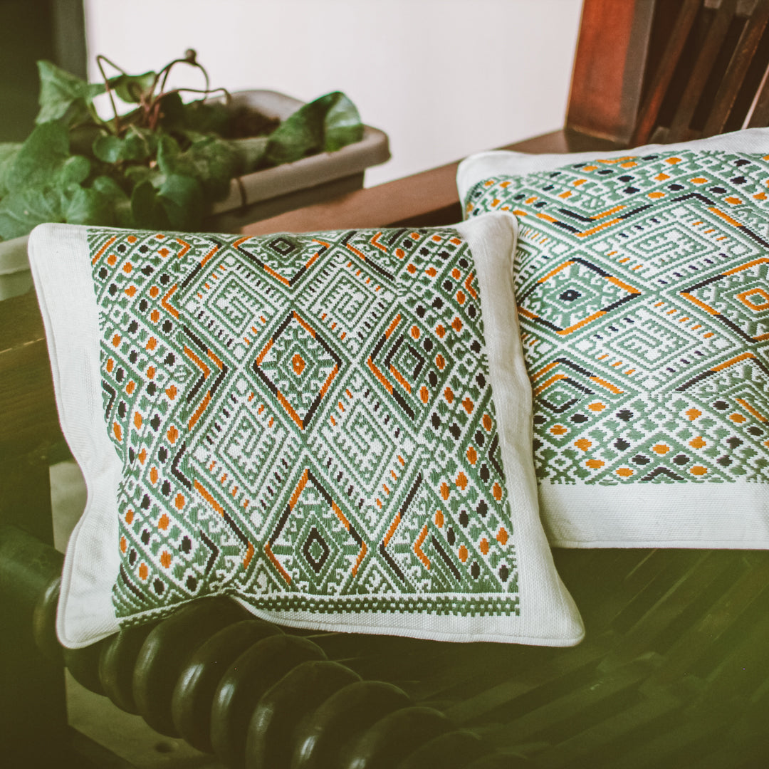 Handwoven Cushion Cover - Geometrics Designs