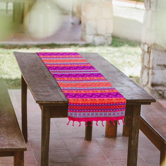 Handwoven Table Runner - Culebreado