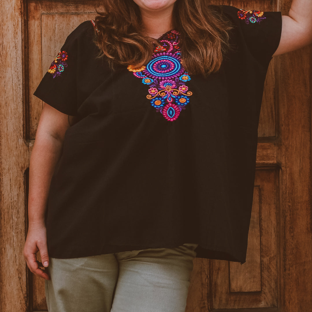 Women's Blouse - Embroidered