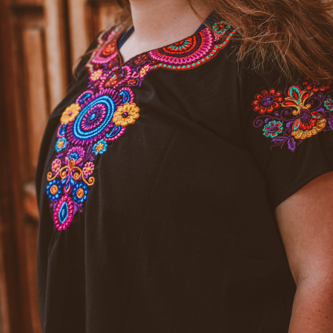 Women's Blouse - Embroidered