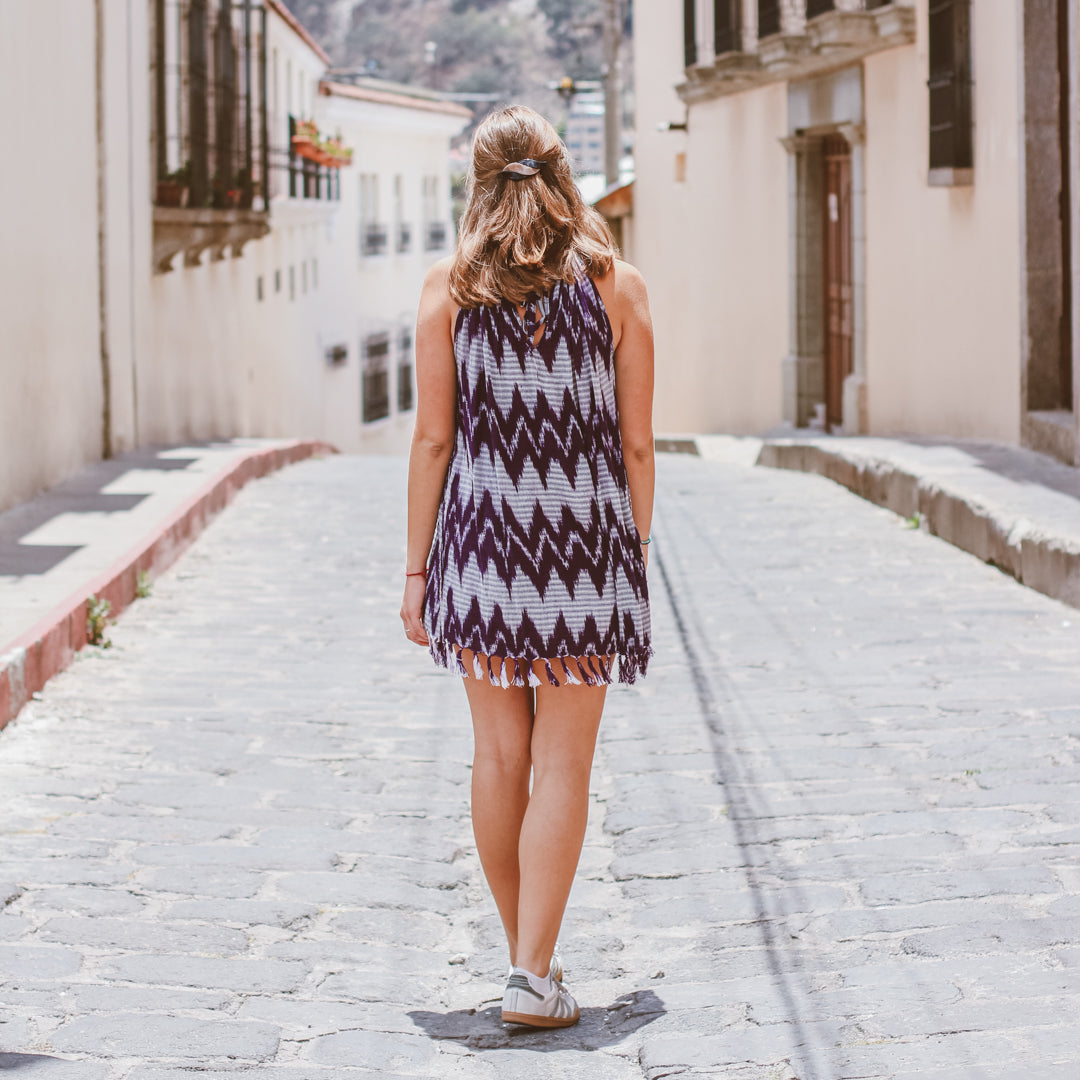 Short Dress - Natural Dyed