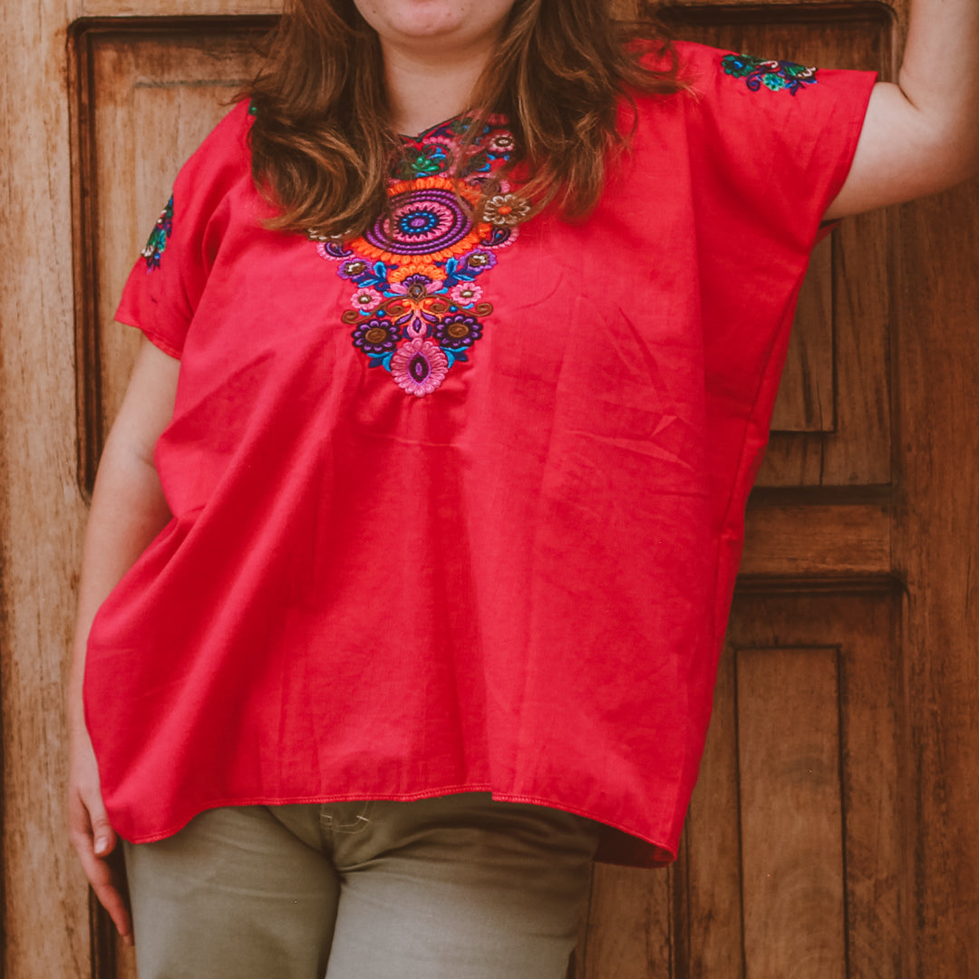 Women's Blouse - Embroidered