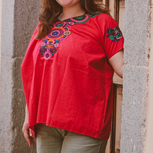 Women's Blouse - Embroidered