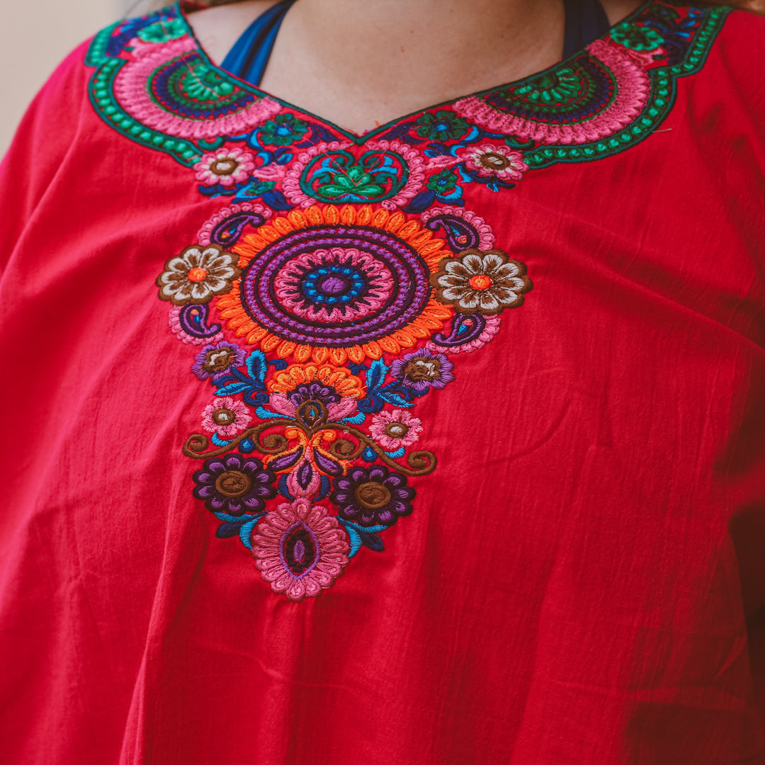 Women's Blouse - Embroidered