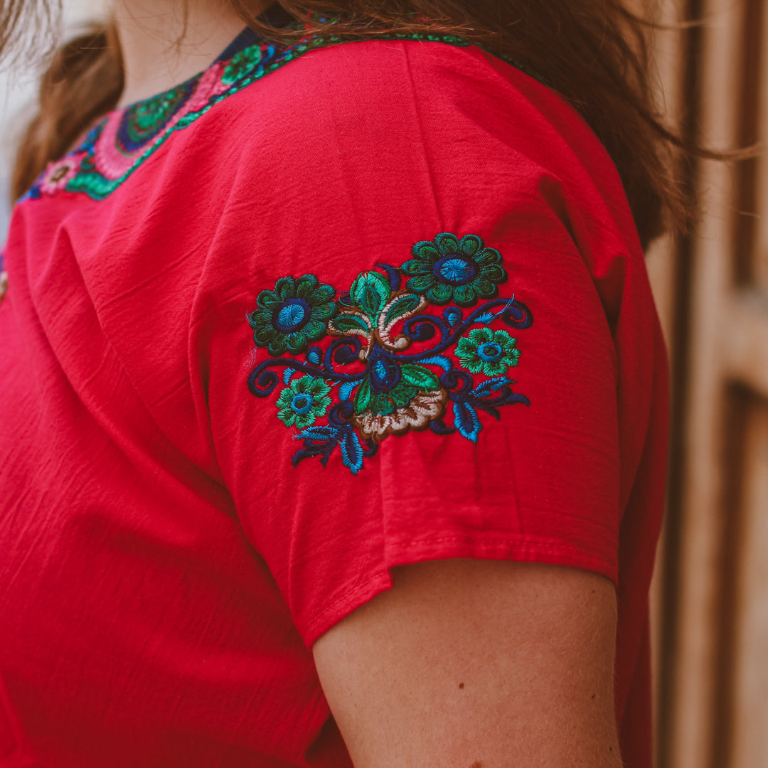 Women's Blouse - Embroidered