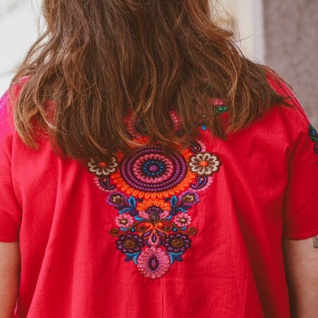 Women's Blouse - Embroidered