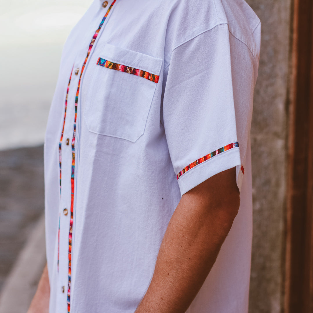 Men’s Shirt -  Mandarin Collar
