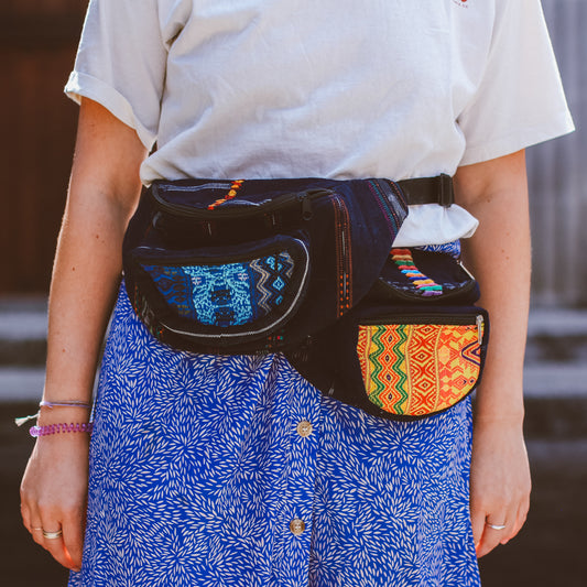 Upcycled Huipil Waist Pack