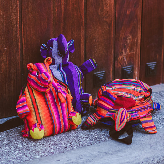 Handwoven Animal Backpack