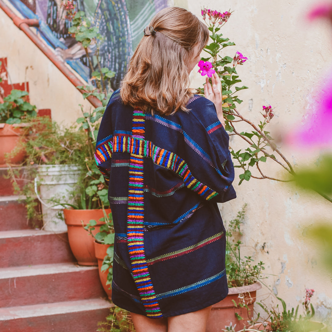 Kimono - Rayas multicolores