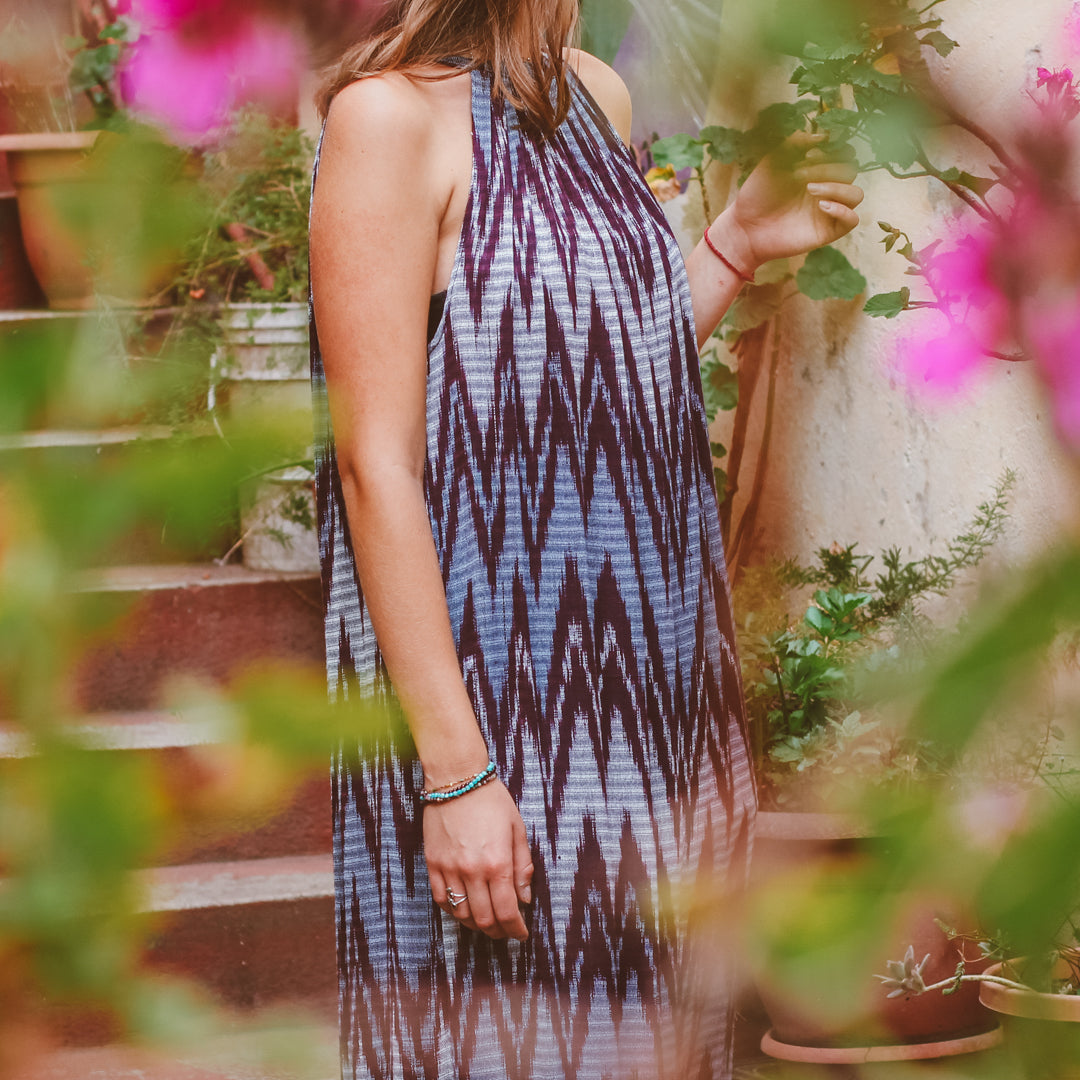 Vestido largo - Teñido Natural