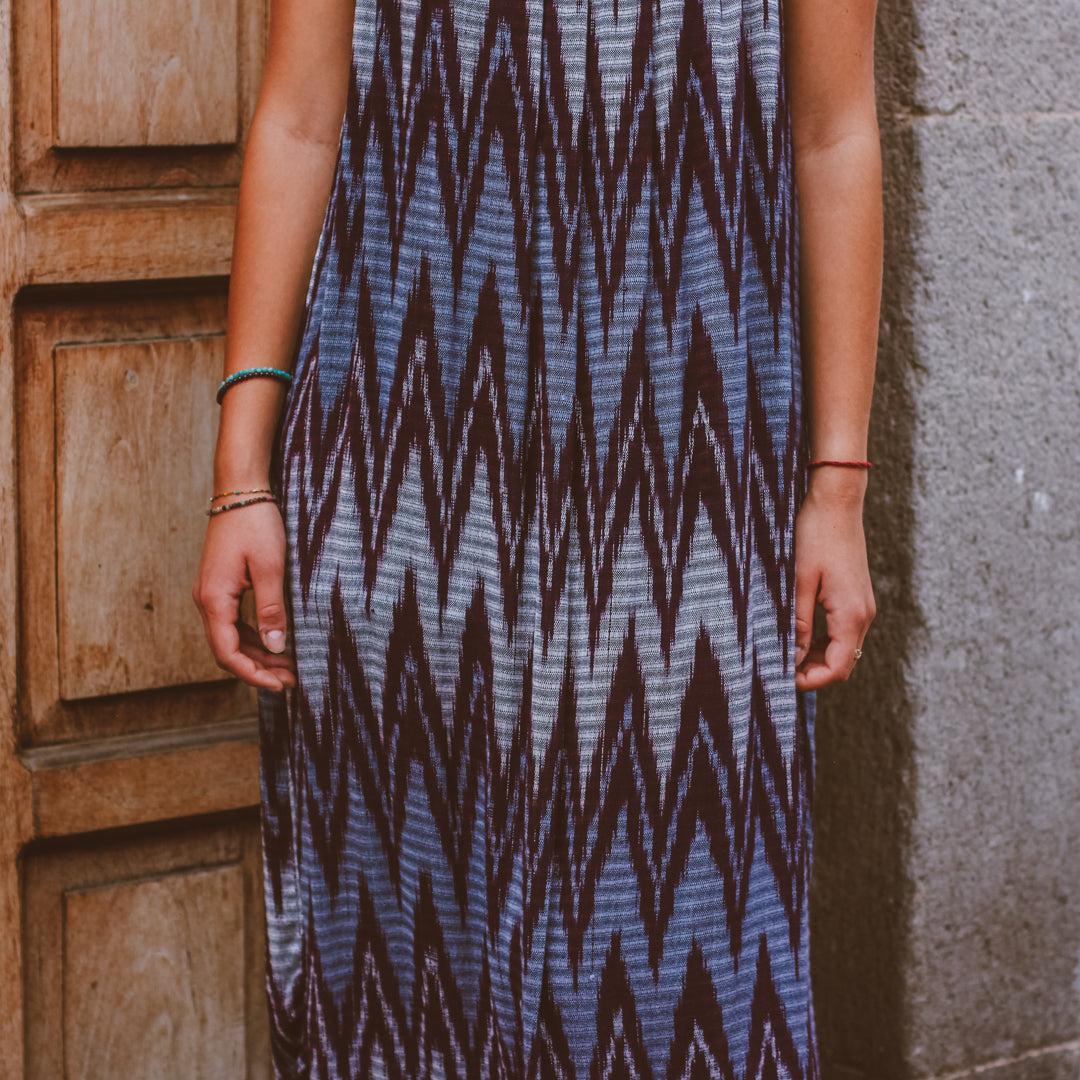 Vestido largo - Teñido Natural