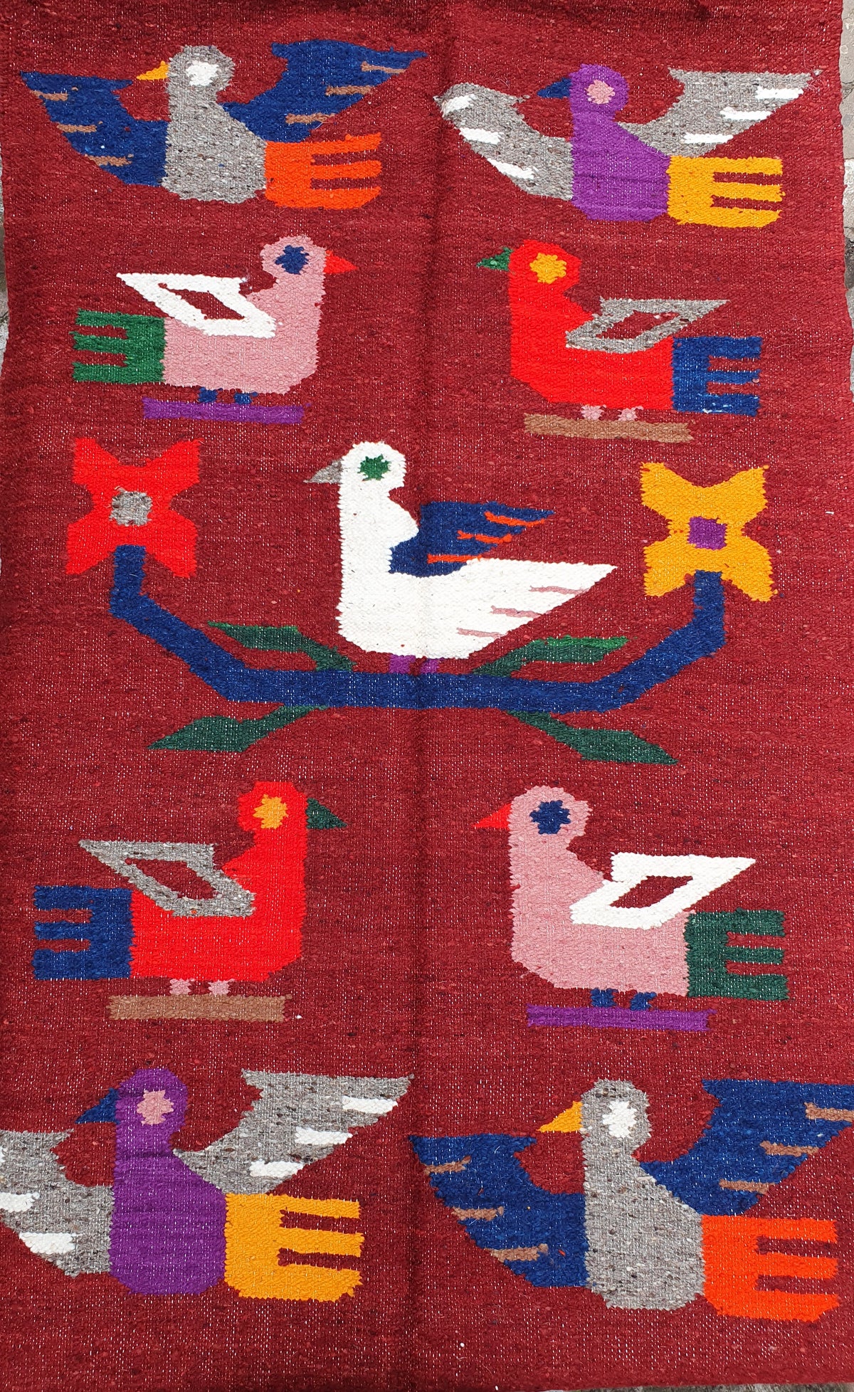 Alfombra grande - Pájaros