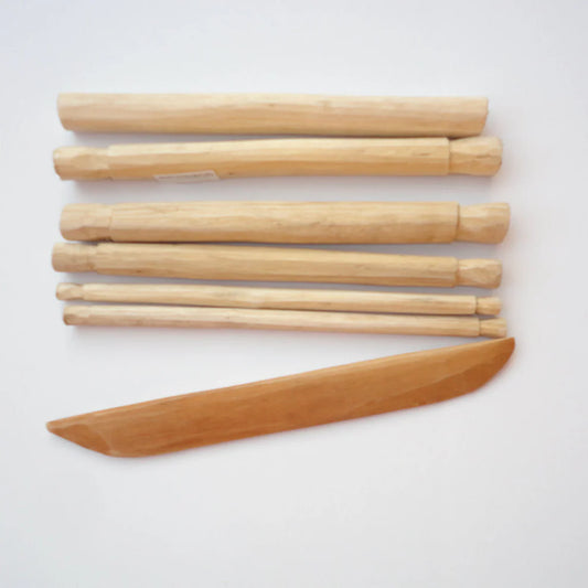 Backstrap Loom Wooden Stick Set – 60 cm