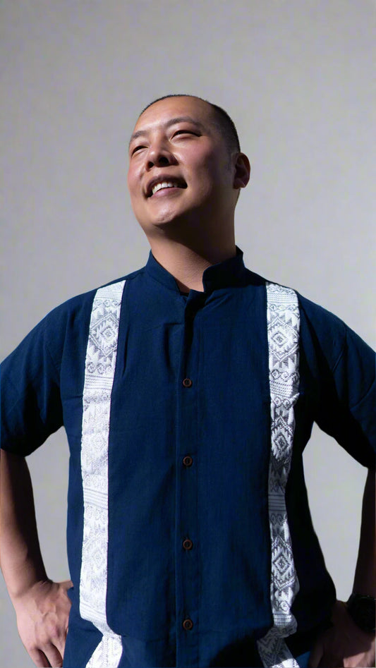Men’s Shirts with Mayan Textile Details