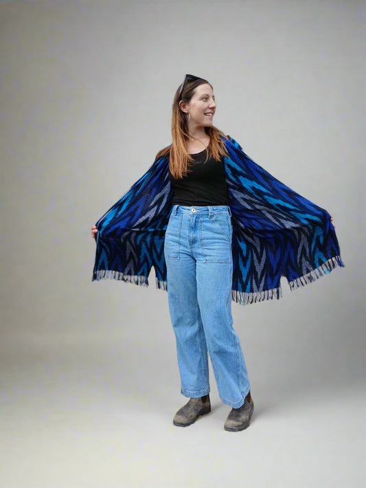 Handwoven Jaspe Kimono – Ethical & Timeless Style
