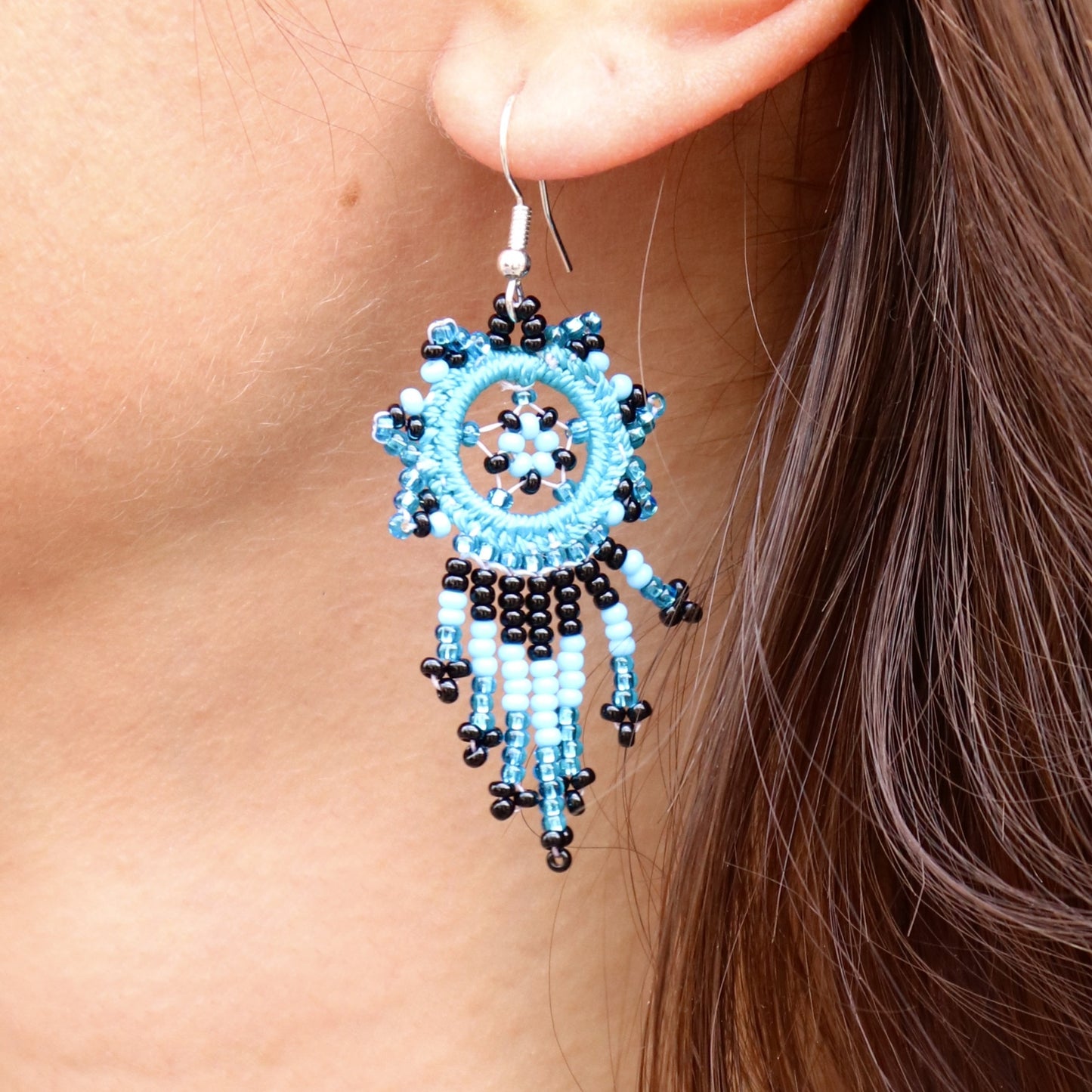 Beaded Earrings - Little Flowers