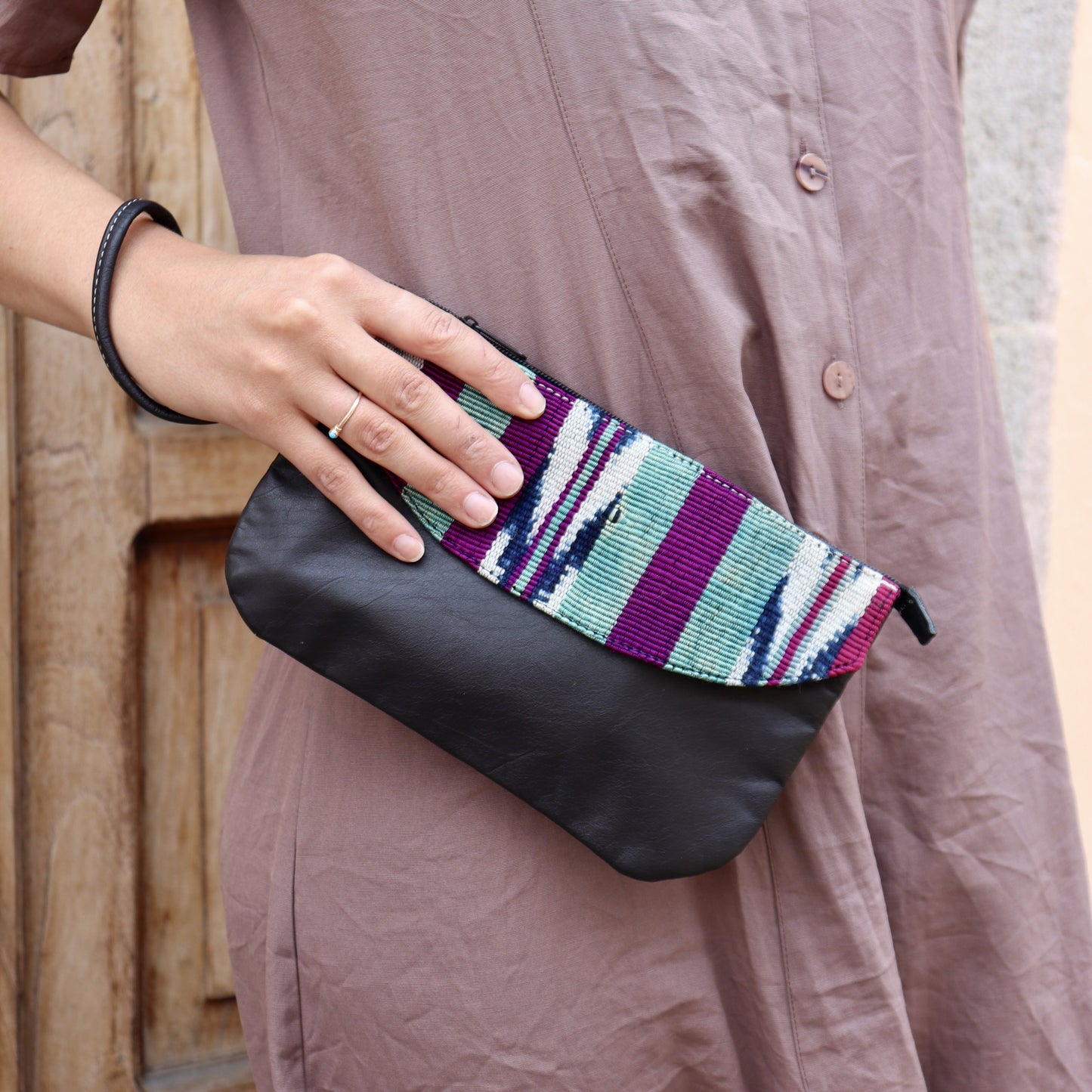 Cartera de Cuero - Jaspe