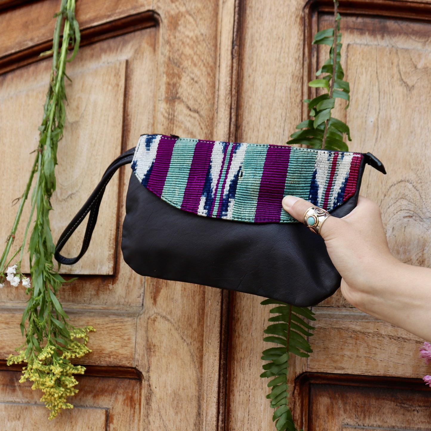 Cartera de Cuero - Jaspe