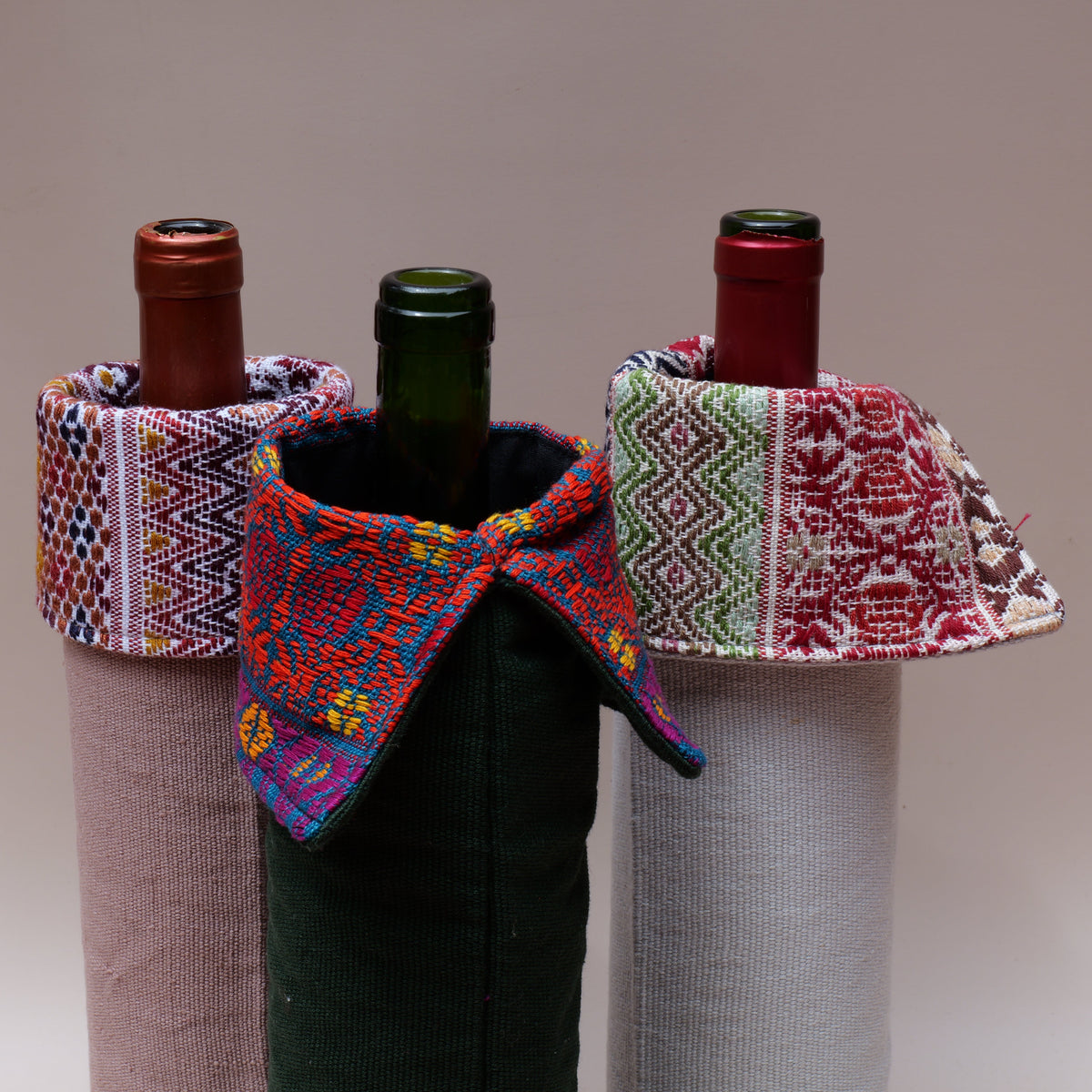 Maya Handwoven Wine Bottle Sleeve