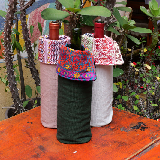 Maya Handwoven Wine Bottle Sleeve