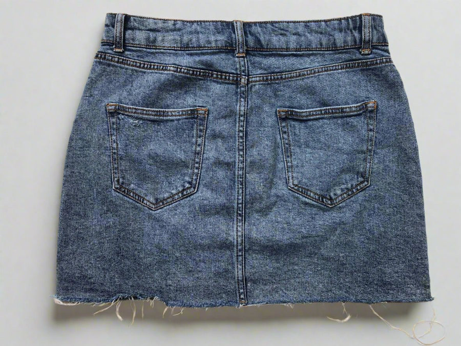 Up-cycled Denim Skirt