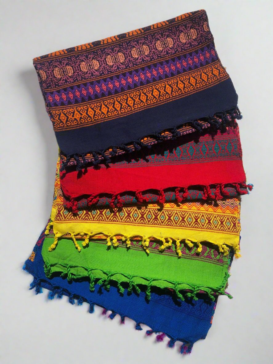 Handwoven Mayan Table Runner – Vibrant Artisan Craftsmanship