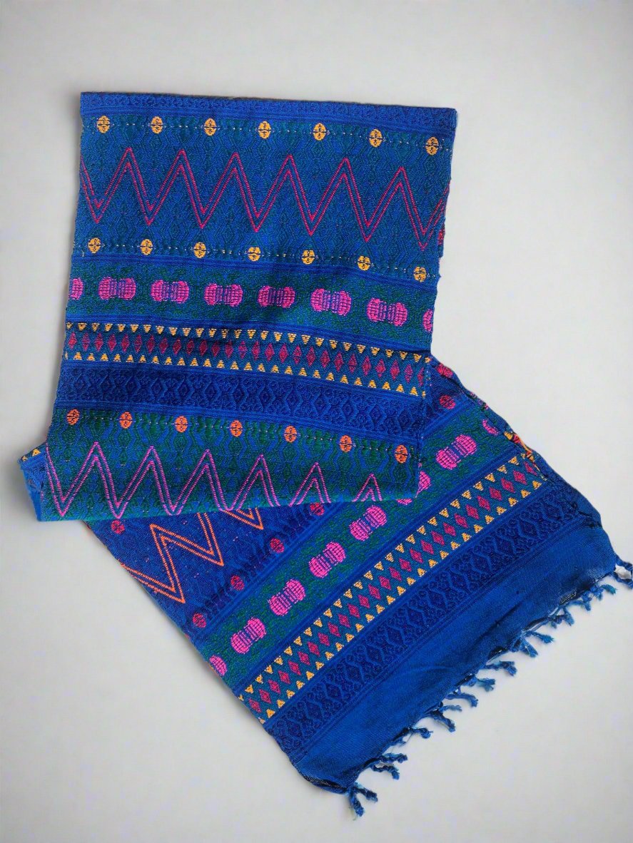 Handwoven Mayan Table Runner – Vibrant Artisan Craftsmanship