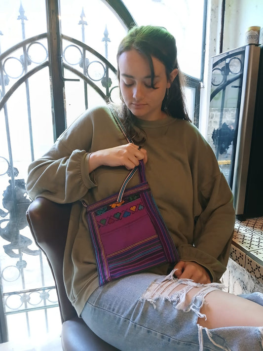 Small Handwoven Todos Santos Cuchumatán Bags