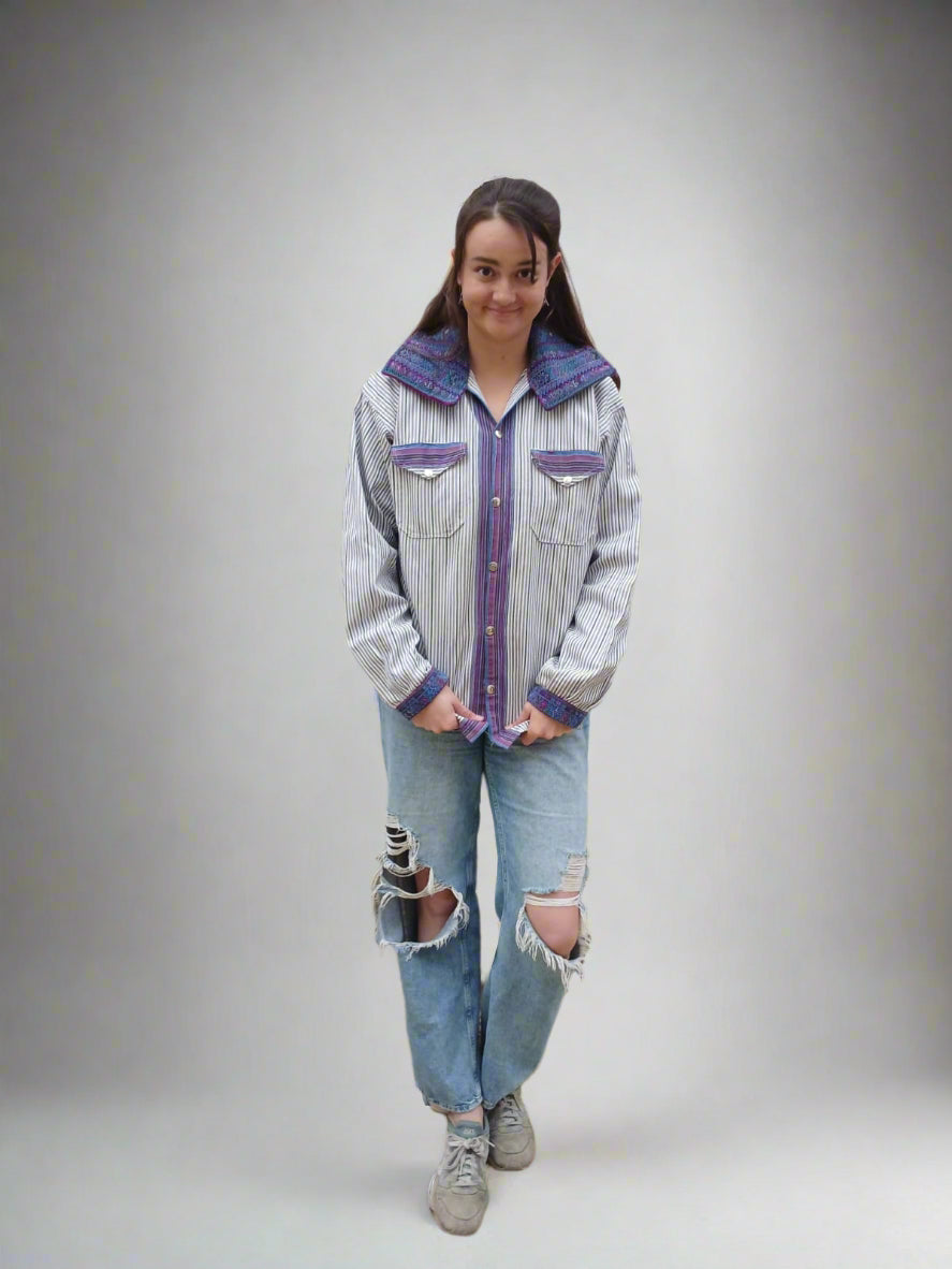 Handwoven Mayan Jacket | Ethical Artisan Outerwear for Conscious Living