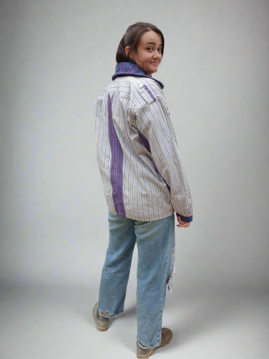 Handwoven Mayan Jacket | Ethical Artisan Outerwear for Conscious Living