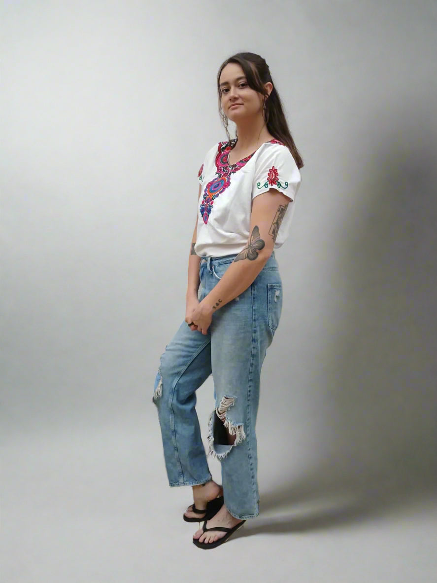 Embroidered Mayan Blouses