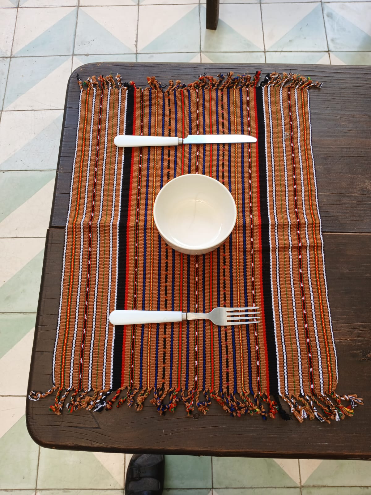 Handwoven Maya Pattern Placemats