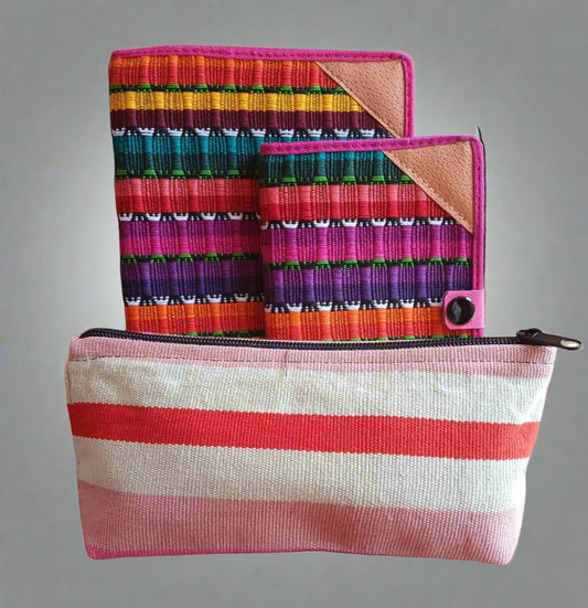 Handwoven Notebook, Journal & Pencil Case