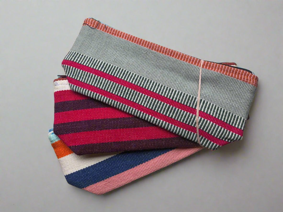 Striped Pencil Cases (Pack of 3)