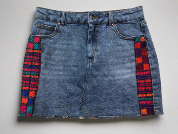 Up-cycled Denim Skirt