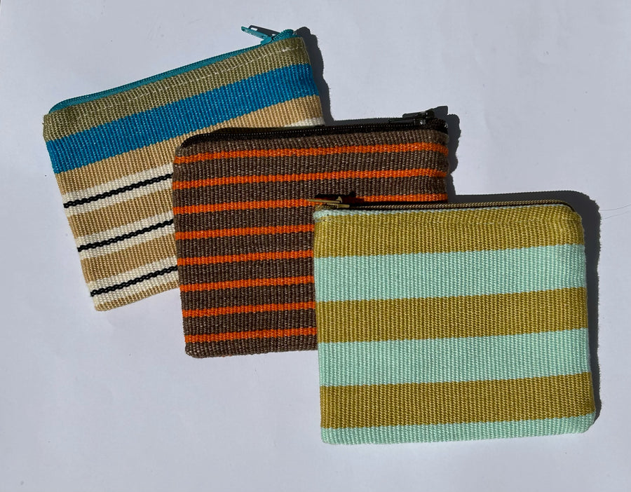 Striped Coin Purse (Pack of 3)