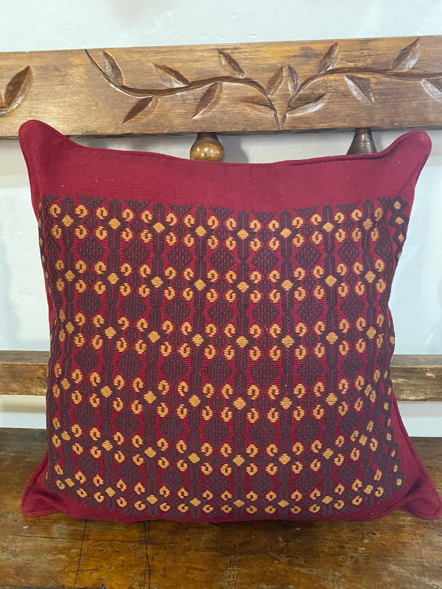 Flowers and Diamonds Cushion Cover