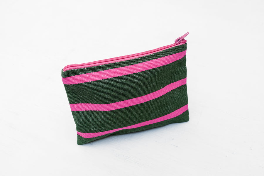 Trama Textiles - Upcycled beauty bag - Polychrome Huipil