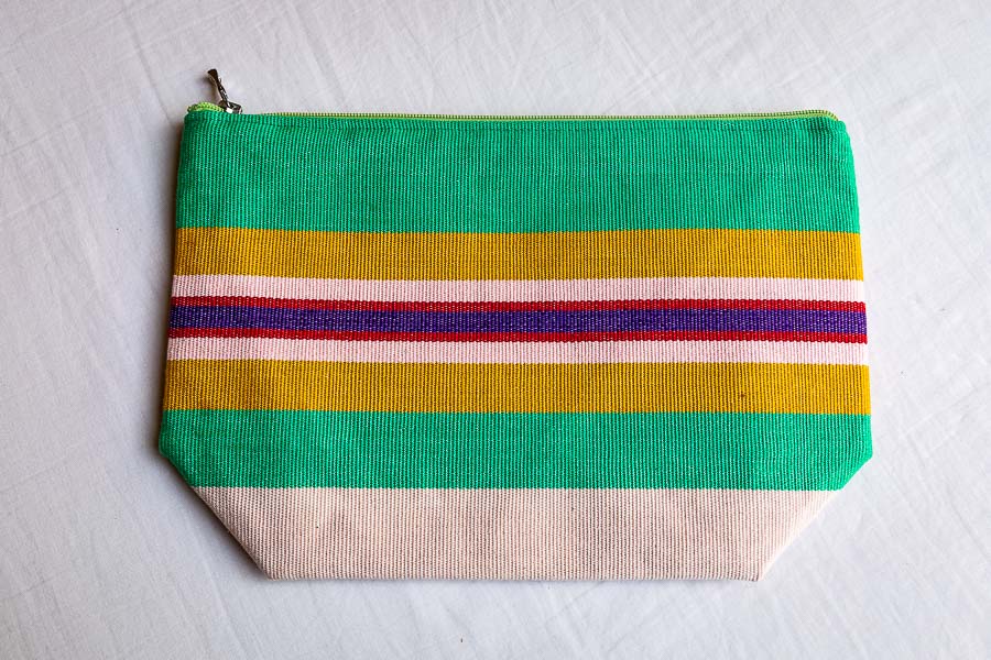 Small Striped Beauty Bag